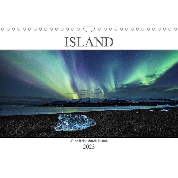 Island -Eine Reise durch Island- (Wandkalender 2023 DIN A4 quer), Peter Spellerberg