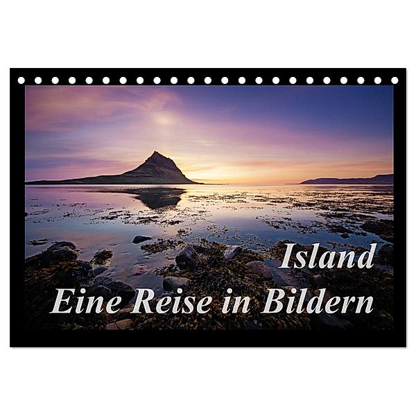 Island - Eine Reise in Bildern (Tischkalender 2024 DIN A5 quer), CALVENDO Monatskalender, Manuela Kägi