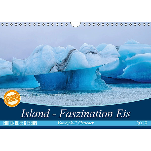 Island - Faszination Eis. Vatnajökull Gletscher (Wandkalender 2019 DIN A4 quer), Matthias Klenke