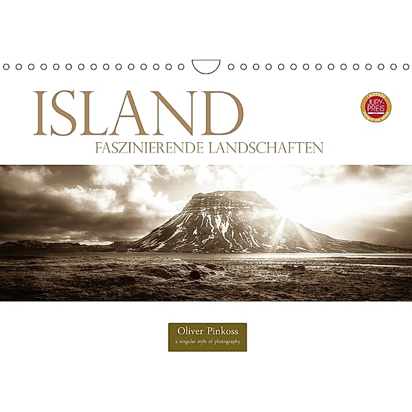 Island - Faszinierende Landschaften (Wandkalender 2018 DIN A4 quer), Oliver Pinkoss
