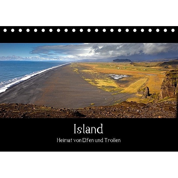 Island - Heimat von Elfen und Trollen (Tischkalender 2017 DIN A5 quer), Wolfram Plettscher