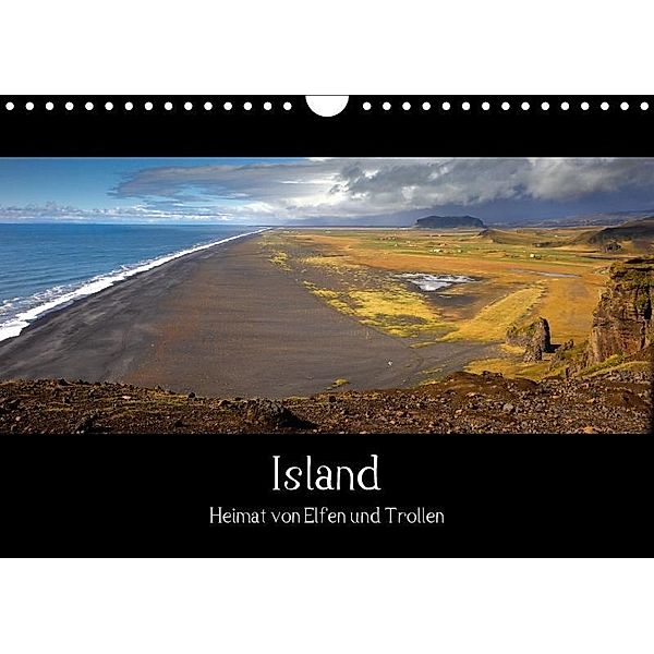 Island - Heimat von Elfen und Trollen (Wandkalender 2017 DIN A4 quer), Wolfram Plettscher