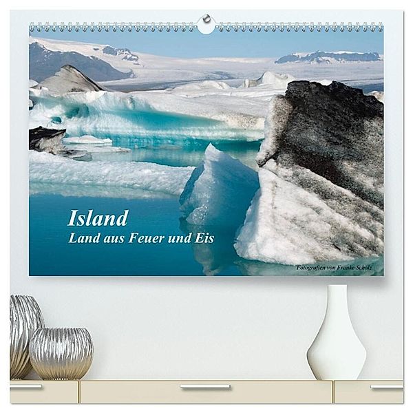 Island (hochwertiger Premium Wandkalender 2024 DIN A2 quer), Kunstdruck in Hochglanz, Frauke Scholz
