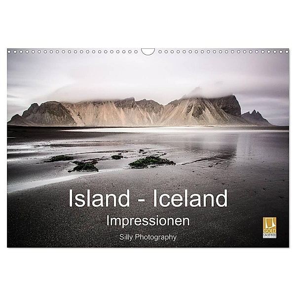 Island - Iceland Impressionen (Wandkalender 2024 DIN A3 quer), CALVENDO Monatskalender, Silly Photography