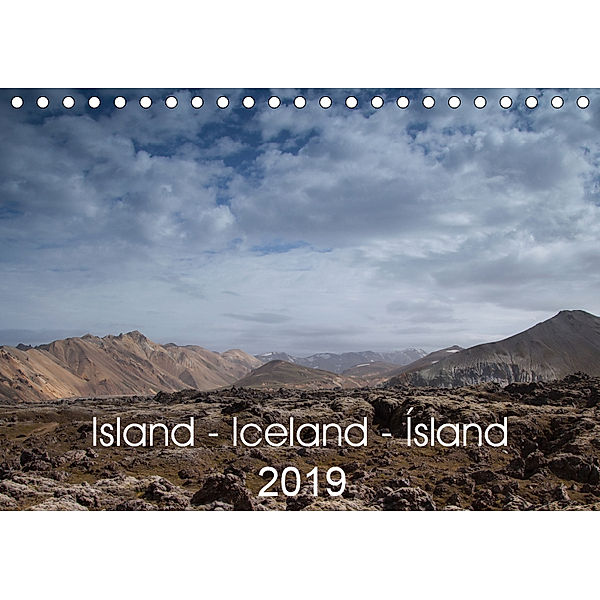 Island - Iceland - Ísland (Tischkalender 2019 DIN A5 quer), Astrid Hiob