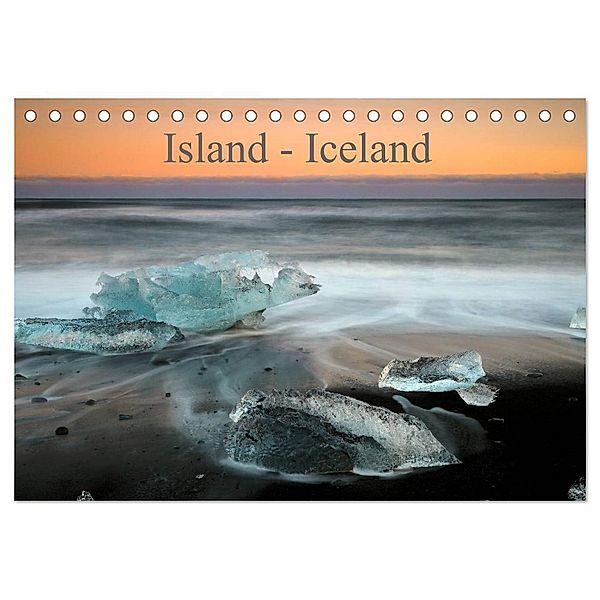 Island - Iceland (Tischkalender 2024 DIN A5 quer), CALVENDO Monatskalender, Rainer Großkopf