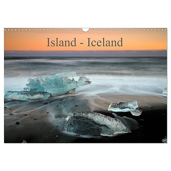 Island - Iceland (Wandkalender 2024 DIN A3 quer), CALVENDO Monatskalender, Rainer Grosskopf