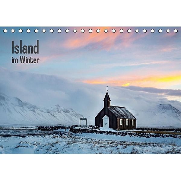 Island im Winter (Tischkalender 2017 DIN A5 quer), Nick Wrobel