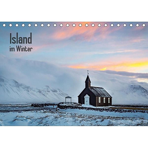 Island im Winter (Tischkalender 2020 DIN A5 quer), Nick Wrobel