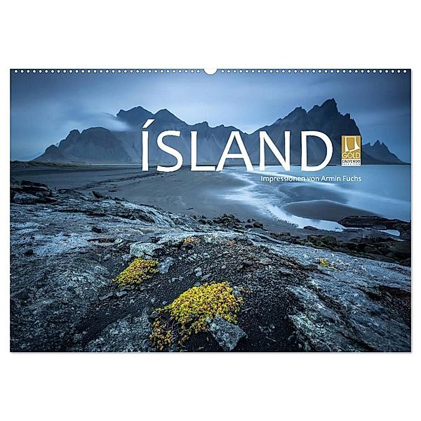 Island Impressionen von Armin Fuchs (Wandkalender 2024 DIN A2 quer), CALVENDO Monatskalender, Armin Fuchs