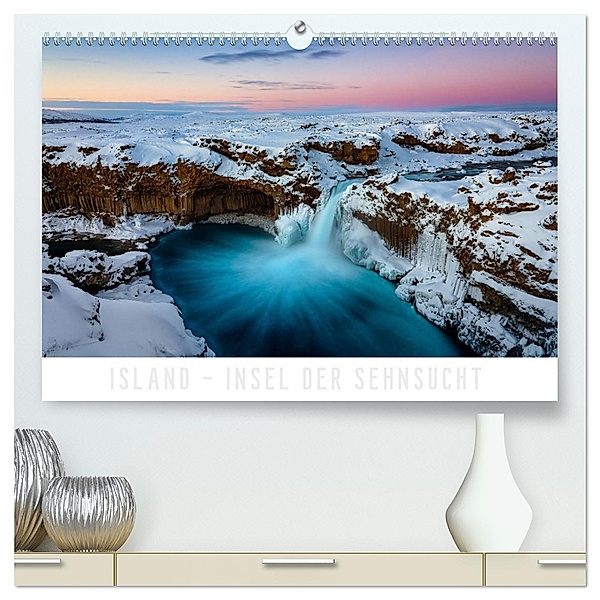 Island - Insel der Sehnsucht (hochwertiger Premium Wandkalender 2025 DIN A2 quer), Kunstdruck in Hochglanz, Calvendo, Jens Klettenheimer
