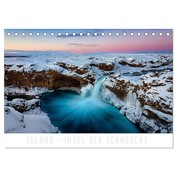 Island - Insel der Sehnsucht (Tischkalender 2025 DIN A5 quer), CALVENDO Monatskalender, Calvendo, Jens Klettenheimer