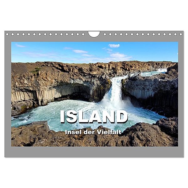 Island Insel der Vielfalt (Wandkalender 2024 DIN A4 quer), CALVENDO Monatskalender, Brigitte Ulrich