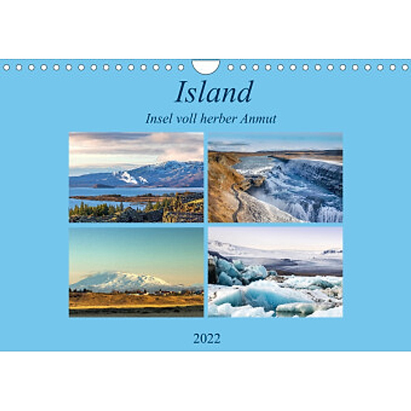 Island - Insel voll herber Anmut (Wandkalender 2022 DIN A4 quer), Brigitte Dürr