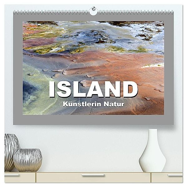 Island - Künstlerin Natur (hochwertiger Premium Wandkalender 2024 DIN A2 quer), Kunstdruck in Hochglanz, Brigitte Ulrich