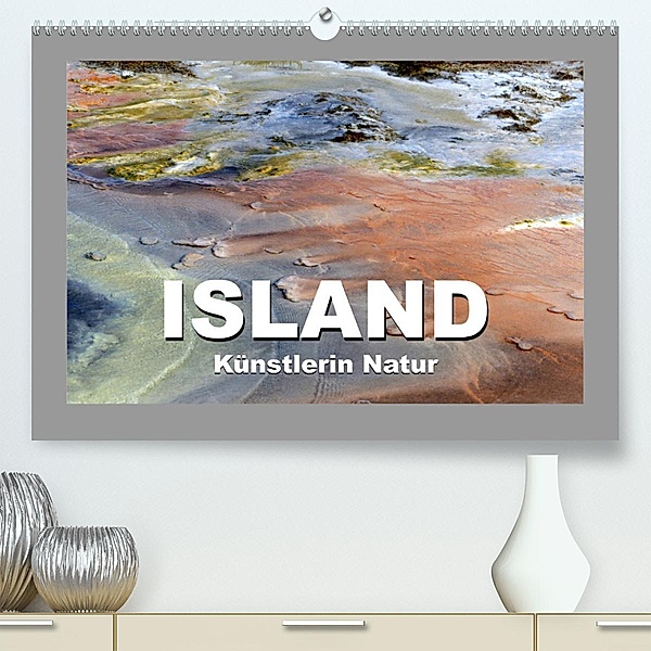 Island - Künstlerin Natur (Premium, hochwertiger DIN A2 Wandkalender 2023, Kunstdruck in Hochglanz), Brigitte Ulrich