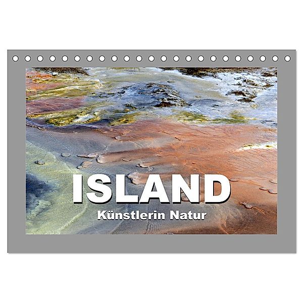Island - Künstlerin Natur (Tischkalender 2024 DIN A5 quer), CALVENDO Monatskalender, Brigitte Ulrich
