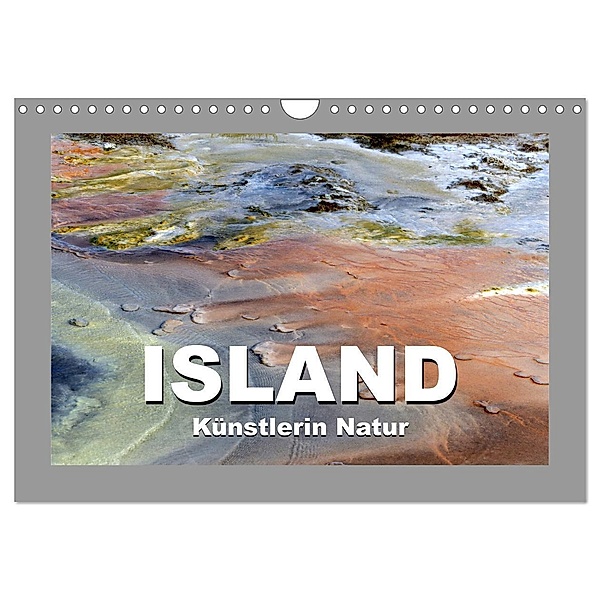 Island - Künstlerin Natur (Wandkalender 2024 DIN A4 quer), CALVENDO Monatskalender, Brigitte Ulrich