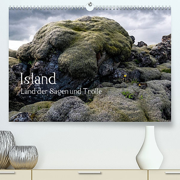 Island - Land der Sagen und Trolle (Premium, hochwertiger DIN A2 Wandkalender 2023, Kunstdruck in Hochglanz), Thomas Schwind