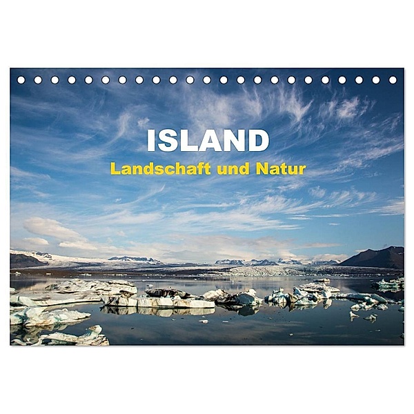 Island - Landschaft und Natur (Tischkalender 2024 DIN A5 quer), CALVENDO Monatskalender, Winfried Rusch - www.w-rusch.de