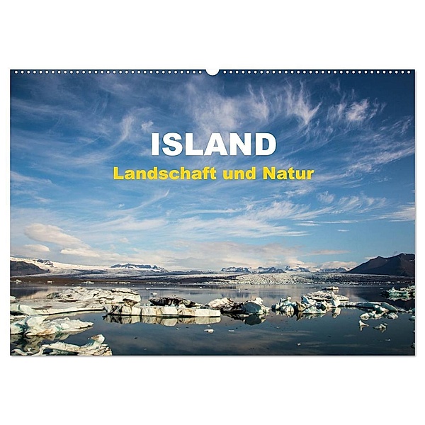 Island - Landschaft und Natur (Wandkalender 2024 DIN A2 quer), CALVENDO Monatskalender, Winfried Rusch - www.w-rusch.de