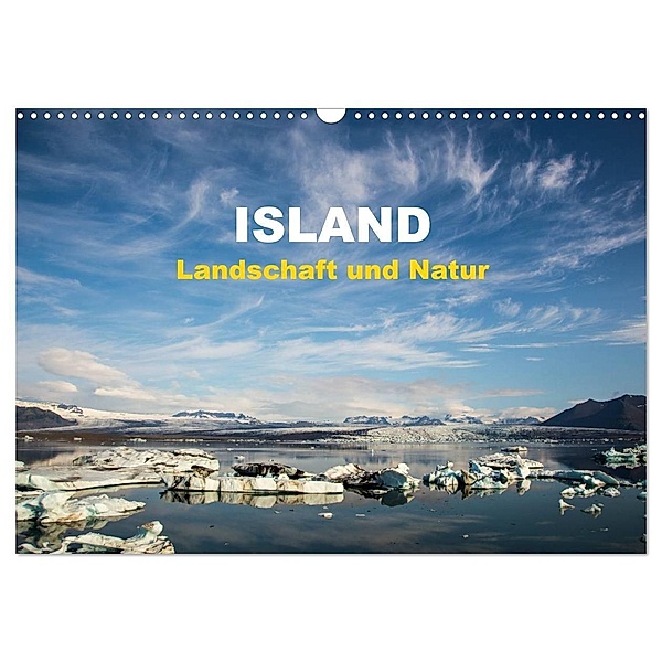 Island - Landschaft und Natur (Wandkalender 2024 DIN A3 quer), CALVENDO Monatskalender, Winfried Rusch - www.w-rusch.de