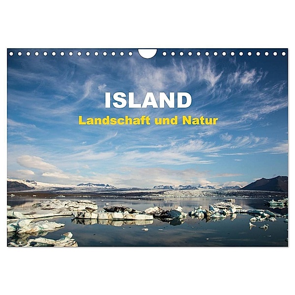 Island - Landschaft und Natur (Wandkalender 2024 DIN A4 quer), CALVENDO Monatskalender, Winfried Rusch - www.w-rusch.de