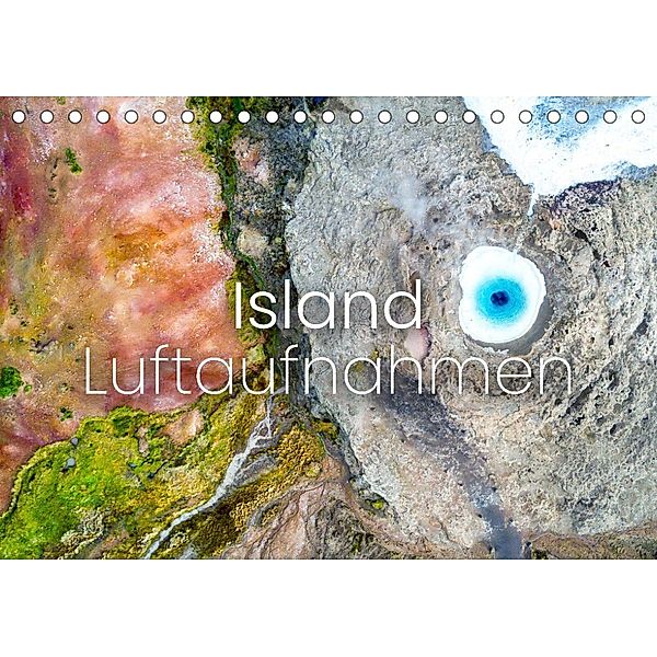 Island Luftaufnahmen (Tischkalender 2023 DIN A5 quer), SF