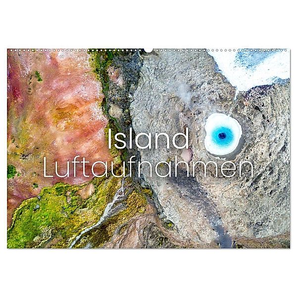 Island Luftaufnahmen (Wandkalender 2024 DIN A2 quer), CALVENDO Monatskalender, SF