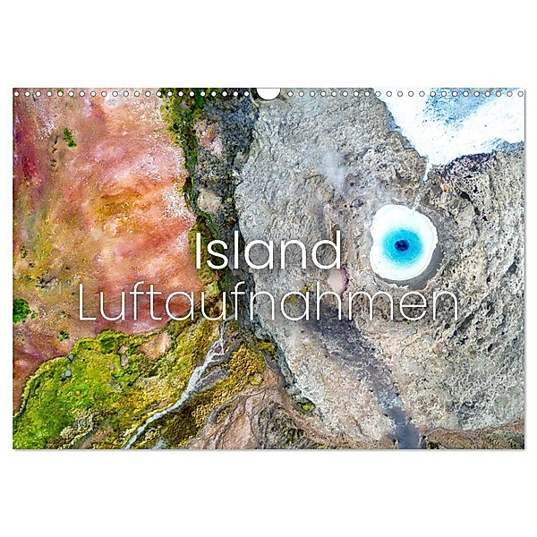 Island Luftaufnahmen (Wandkalender 2024 DIN A3 quer), CALVENDO Monatskalender, SF