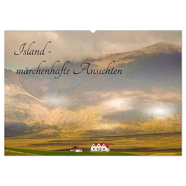 Island - märchenhafte Ansichten (Wandkalender 2024 DIN A2 quer), CALVENDO Monatskalender, Chrispami