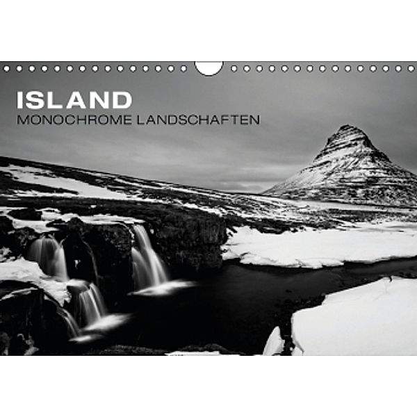 Island - Monochrome Landschaften (Wandkalender 2015 DIN A4 quer), Frank Paul Kaiser