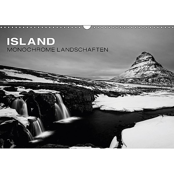 Island - Monochrome Landschaften (Wandkalender 2018 DIN A3 quer), Frank Paul Kaiser