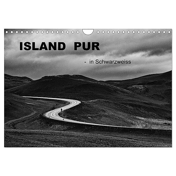 Island pur (Wandkalender 2024 DIN A4 quer), CALVENDO Monatskalender, Roswitha Irmer