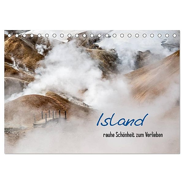 Island - rauhe Schönheit zum Verlieben (Tischkalender 2024 DIN A5 quer), CALVENDO Monatskalender, Jacqueline Hirscher