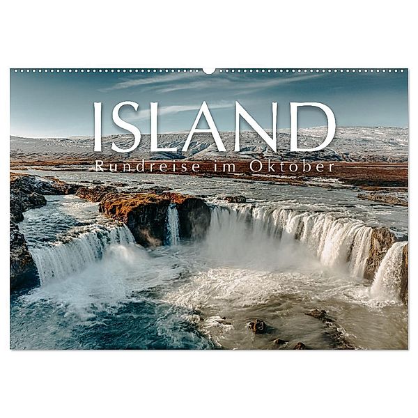 Island - Rundreise im Oktober (Wandkalender 2024 DIN A2 quer), CALVENDO Monatskalender, Monika Schöb