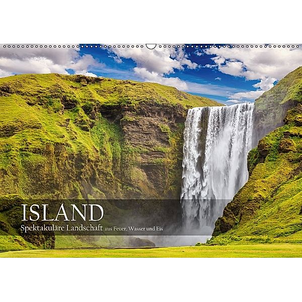 Island - Spektakuläre Landschaft aus Feuer, Wasser und Eis (Wandkalender 2018 DIN A2 quer), Patrick Rosyk