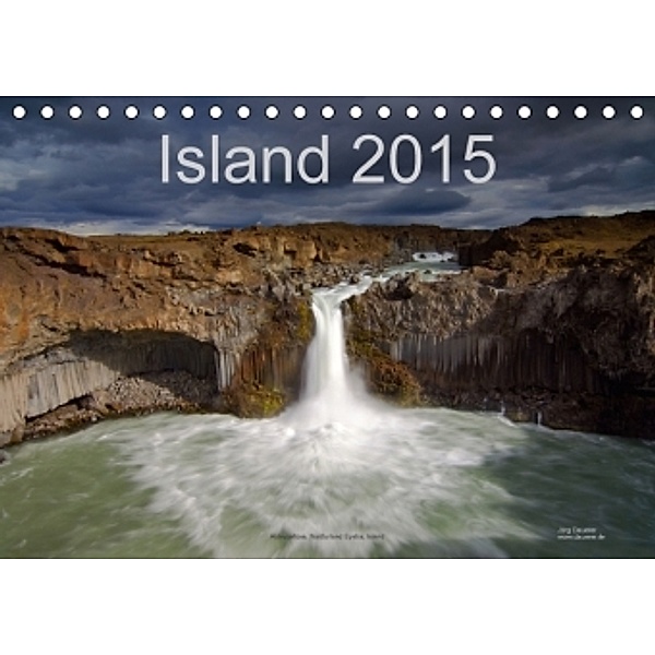 Island (Tischkalender 2015 DIN A5 quer), Jörg Dauerer