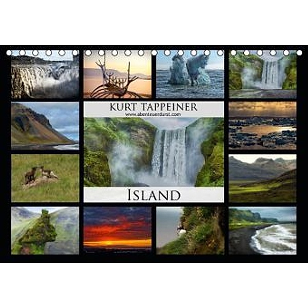 Island (Tischkalender 2016 DIN A5 quer), Kurt Tappeiner