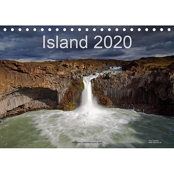 Island (Tischkalender 2020 DIN A5 quer), Jörg Dauerer
