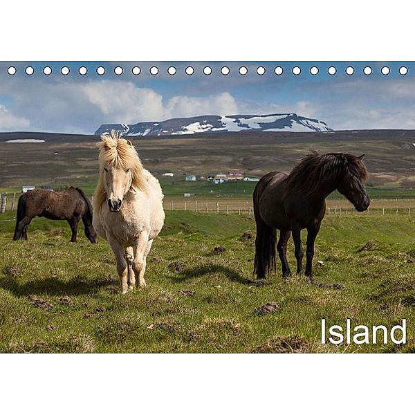 Island (Tischkalender 2021 DIN A5 quer), Helmut Gulbins