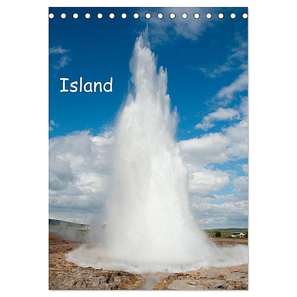 Island (Tischkalender 2024 DIN A5 hoch), CALVENDO Monatskalender, Frauke Scholz
