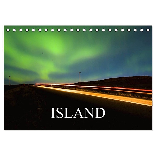 Island (Tischkalender 2024 DIN A5 quer), CALVENDO Monatskalender, Sebastian Luedke