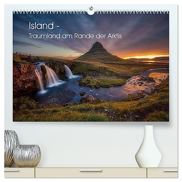 Island - Traumland am Rande der Arktis (hochwertiger Premium Wandkalender 2024 DIN A2 quer), Kunstdruck in Hochglanz, Calvendo, Judith Kuhn