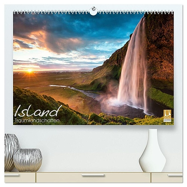 ISLAND - Traumlandschaften (hochwertiger Premium Wandkalender 2024 DIN A2 quer), Kunstdruck in Hochglanz, Oliver Schratz blendeneffekte.de