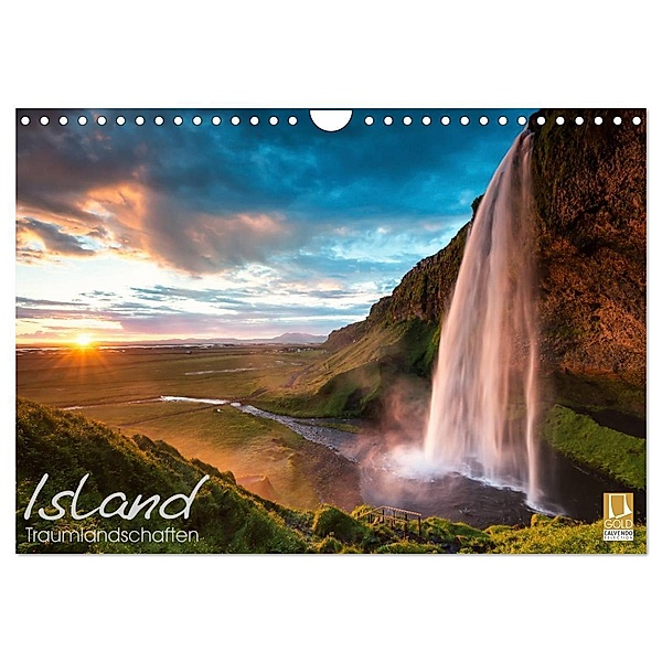 ISLAND - Traumlandschaften (Wandkalender 2024 DIN A4 quer), CALVENDO Monatskalender, Oliver Schratz blendeneffekte.de