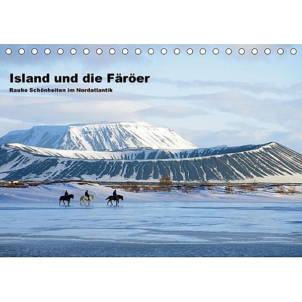 Island und die Färöer (Tischkalender 2017 DIN A5 quer), Reinhard Pantke