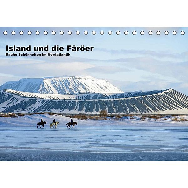 Island und die Färöer (Tischkalender 2023 DIN A5 quer), Reinhard Pantke