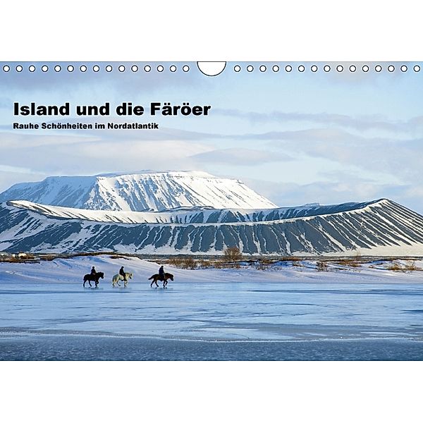 Island und die Färöer (Wandkalender 2018 DIN A4 quer), Reinhard Pantke