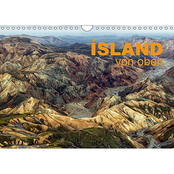 Island von oben (Wandkalender 2019 DIN A4 quer), Klaus Ratzer